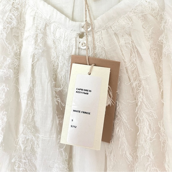 Mirth Capri Dress in White Fringe - Picture 11 of 11